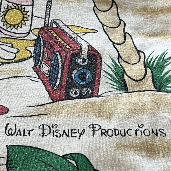 Vintage 90’s Sunday Comics Minnie Mouse Long T-shirt Sz L All Over Print AOP - Picture 5 of 12